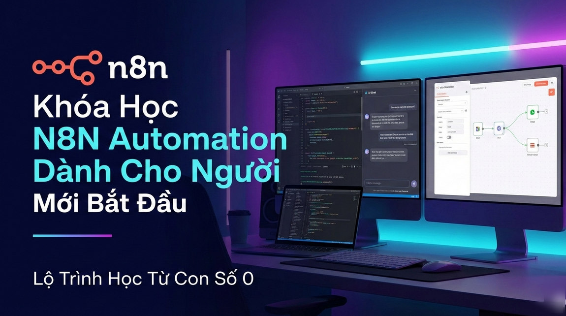 Khóa Học N8N Automation Dành Cho Người Mới Bắt Đầu