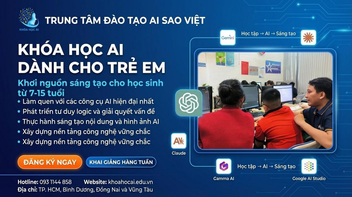 Giới Thiệu Khóa Học AI Cho Trẻ Em