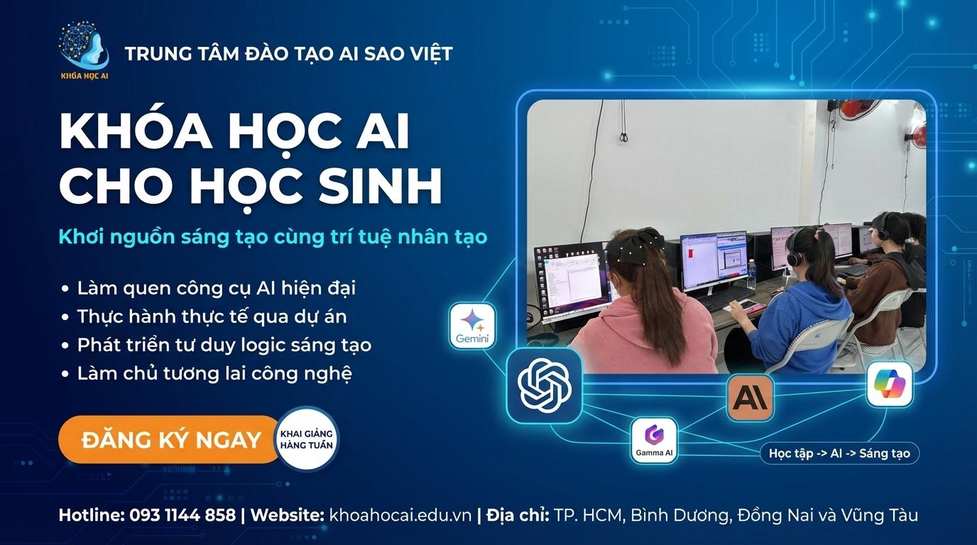 Giới Thiệu Về Khóa Học AI Dành Cho Học Sinh