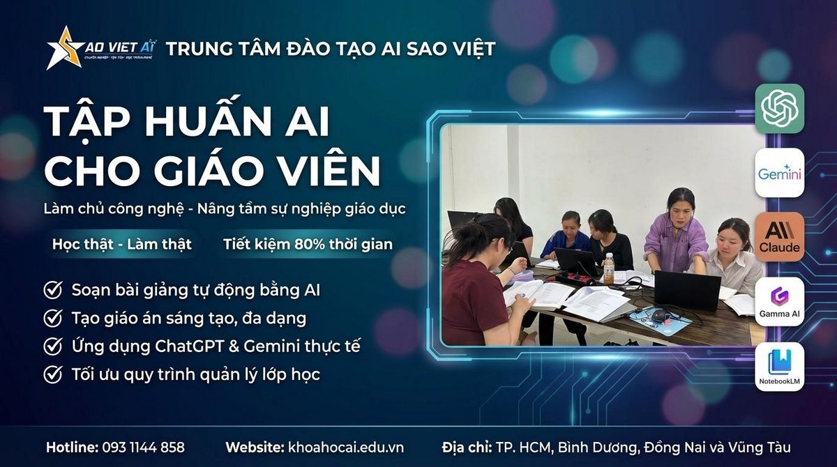 Tập huấn AI dành cho giáo viên
