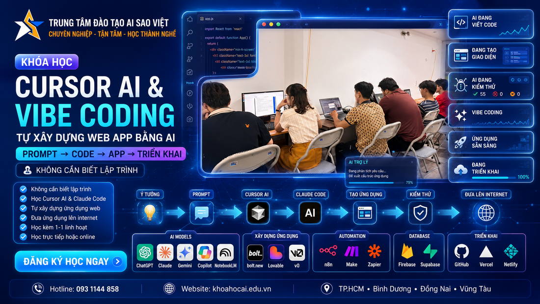 Khóa Học Cursor AI Và Vibe Coding